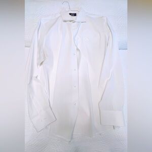 CAVALLI CLASS: White Button-Down Shirt - Size 17